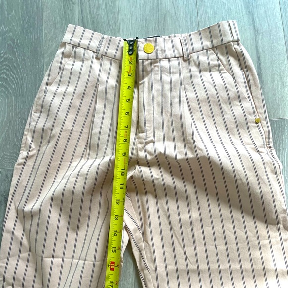 ANTHROPOLOGIE 🥃 Sz 4 6 SCoTcH and Soda pinstripe pants pull on SO SHIC elastic! - Picture 3 of 7